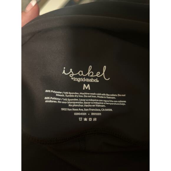 Ingrid & Isabel Everyday Maternity Size M Skort Black Stretchy - Picture 3 of 4